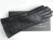 Vermari Milano VWGL-100L - long black leather gloves laid horizontally on a Vermari Milano box, fingers pointing right