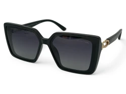 Okulary przeciwsłoneczne damskie PRIUS PRW-545 C1 czarne cat eye polaryzacyjne UV400