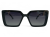 Prius PRW-545 C1 okulary kwadratowe czarne - widok frontalny