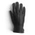 Vermari Milano VMGL-2001 - black glove, decorative stitching on the back of the hand and logo at the lower cuff edge