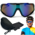 M100 C4 okulary sportowe, etui i ściereczka - zestaw rowerowy