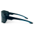 M101 C1 okulary sportowe czarne z niebieskimi detalami - widok z profilu
