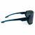 M101 C2 okulary sportowe czarno-niebieskie - widok z boku z profilem