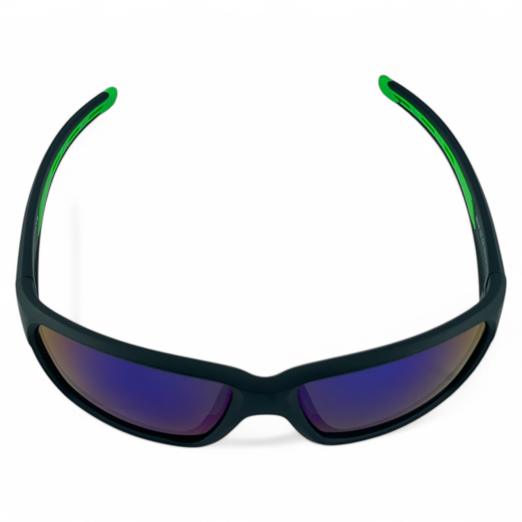 Okulary sportowe M102 C4 niebieskie soczewki - widok z przodu