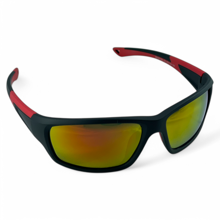 okulary M103 C3 sportowe z soczewkami lustrzanymi - widok z przodu