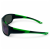 Okulary sportowe M103 C4 czarne z zielonym - lewy bok
