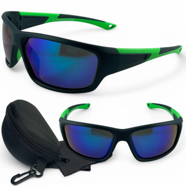 Okulary sportowe M103 C4 z etui i ściereczką - zestaw