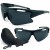 M106 C1 okulary sportowe czarne z etui i ściereczką - zestaw