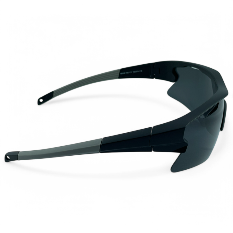 M106 C1 okulary sportowe czarne - widok od dołu z lewej