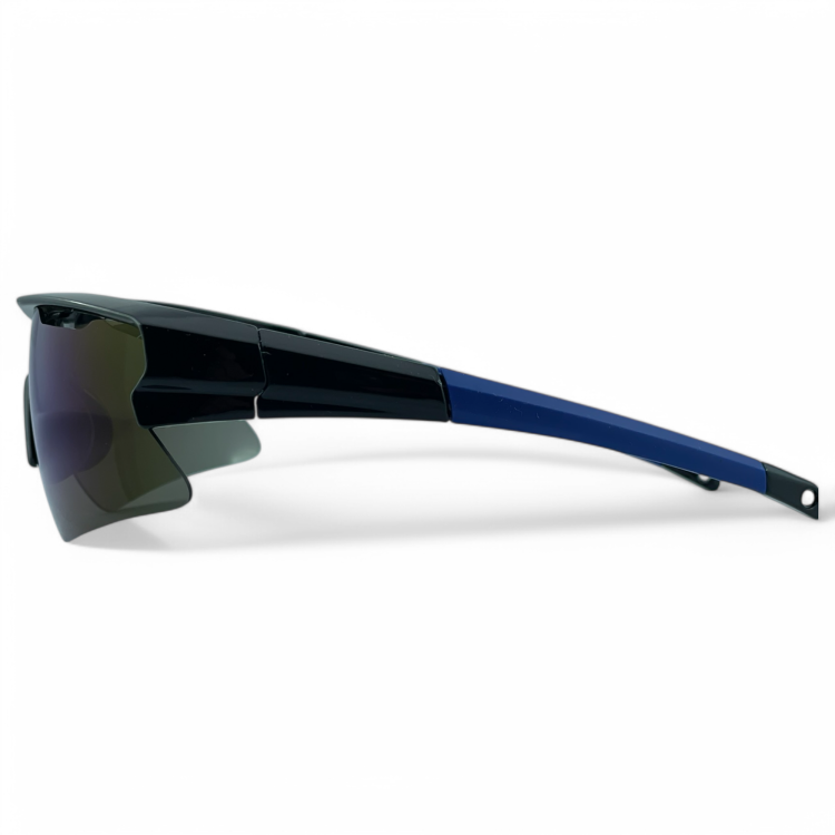 M106 C2 okulary sportowe niebieskie lustrzane - widok z boku