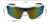 Okulary sportowe M106 C3 białe-czerwone - wymiary 141x52x18 mm