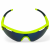 M106 C4 okulary sportowe żółte lustrzane soczewki - widok od góry