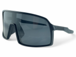 Okulary rowerowe PRIUS Miami M107 C1 – polaryzacja HD, UV400, maska czarna