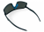 M107 C4 okulary sportowe ciemne - widok od tyłu