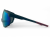 M108 C3 okulary sportowe czarne z czerwoną końcówką - lewy bok