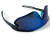 Okulary sportowe M109 C2 - niebieskie lustro, widok z boku