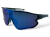 Okulary sportowe M109 C2 - niebieskie lustro, widok 3/4