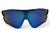 Okulary sportowe M109 C2 - niebieskie lustro, widok z przodu