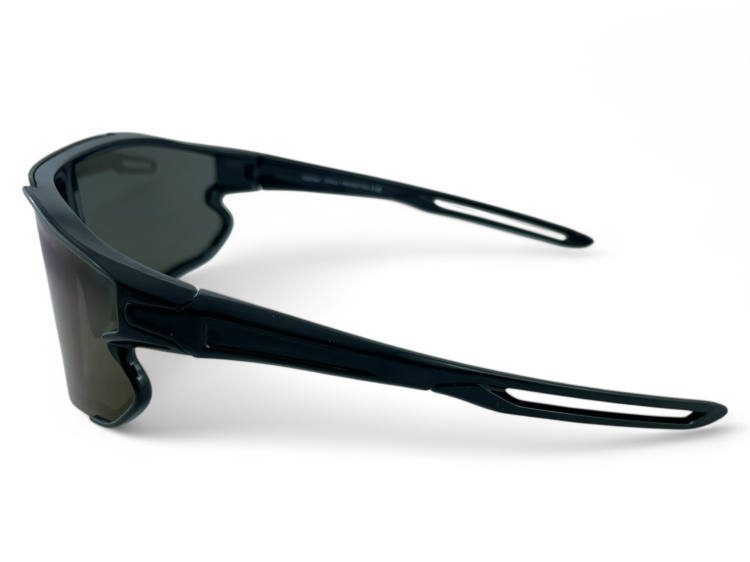 Okulary sportowe M109 C2 - widok z boku, zauszniki rozłożone