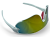 Okulary sportowe M109 C3 lustrzane - widok z góry