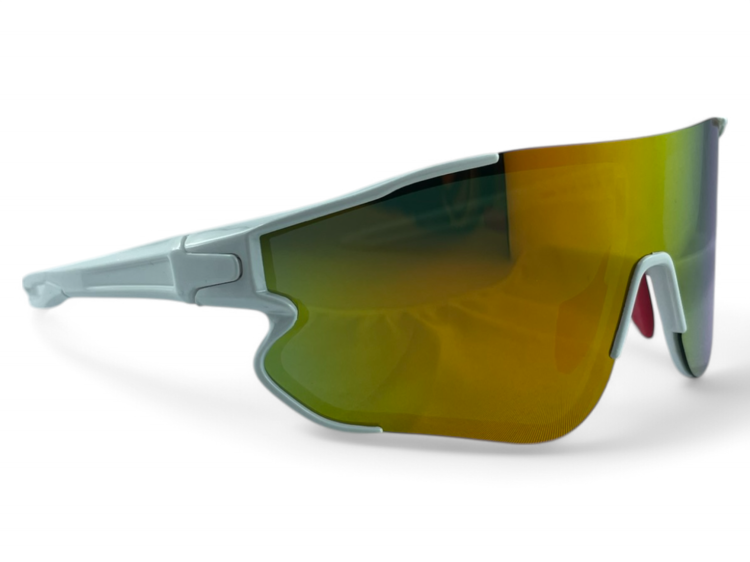 Okulary sportowe M109 C3 lustrzane - zbliżenie profil
