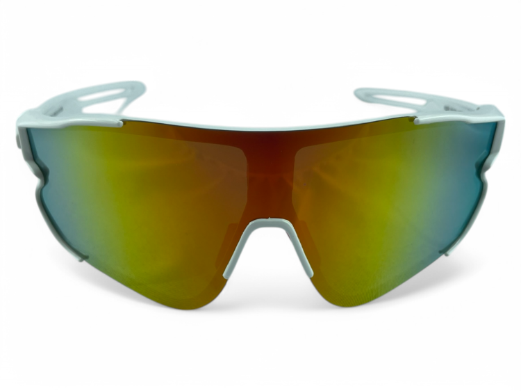 Okulary sportowe M109 C3 lustrzane - widok z przodu z bliska