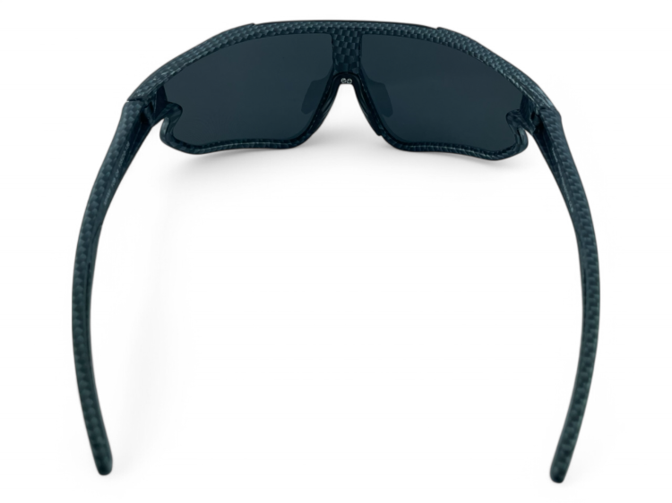 Okulary M109 C4 sportowe czarne karbon - widok od góry