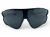 Okulary M109 C4 sportowe czarne karbon - widok z przodu