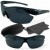 M112 C1 okulary sportowe czarne z akcesoriami - zestaw