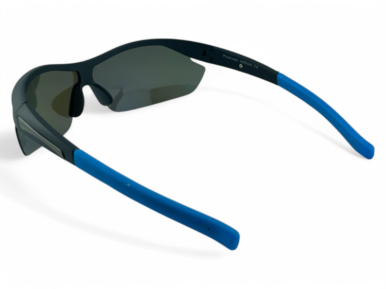 Polaroid M112 C2 okulary sportowe niebieskie - zgięte zauszniki