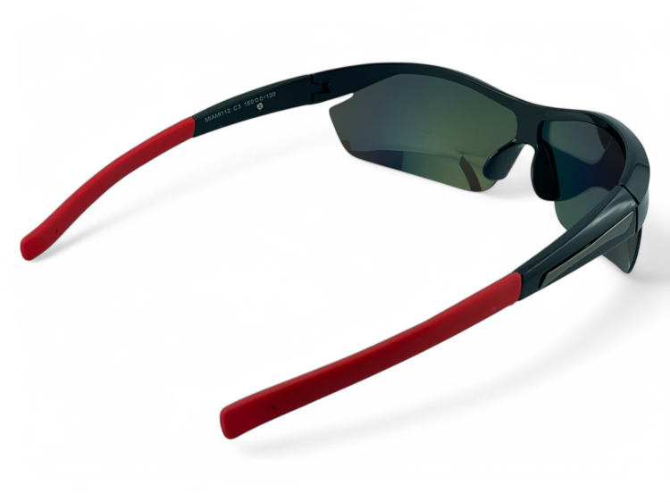 OKULARY M112 C3 sportowe wielokolorowe lustrzane - widok z góry