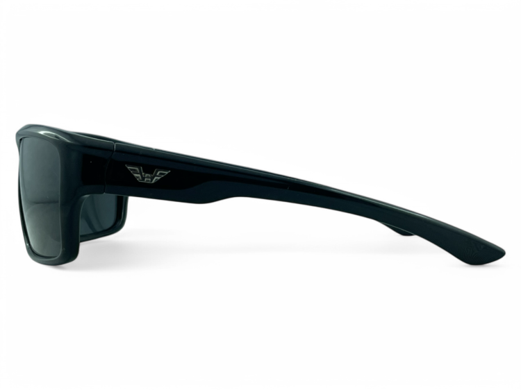 M113 C1 okulary sportowe czarne - widok z boku z lewej