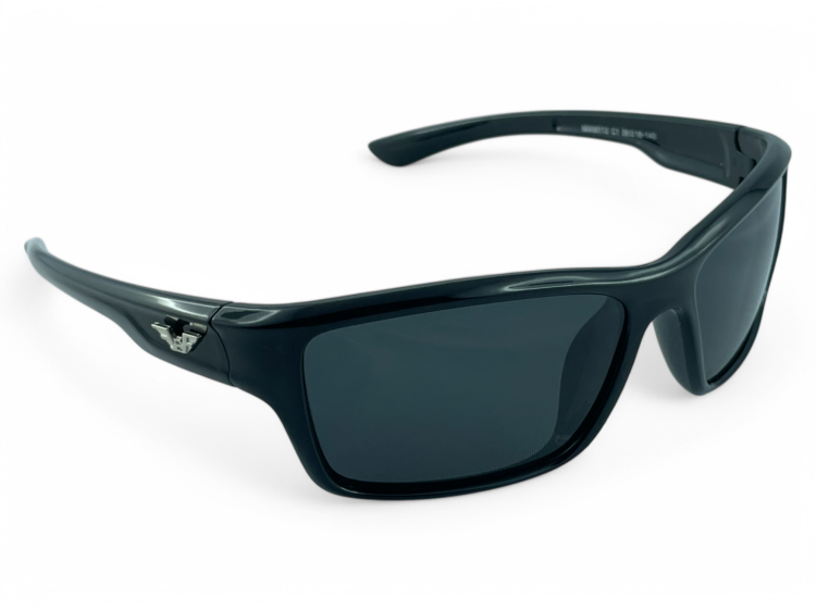 M113 C1 okulary sportowe czarne - widok z przodu
