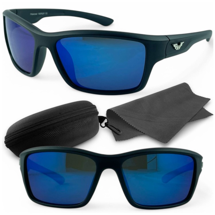 M113 C2 okulary sportowe czarne akcesoria - widok z gory