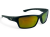 NIKE Maverick M black okulary sportowe lustrzane - widok z boku z przodu