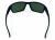 NIKE Maverick M black okulary sportowe z zielonymi soczewkami - widok z góry