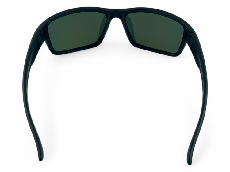 NIKE Maverick M black okulary sportowe z zielonymi soczewkami - widok z góry