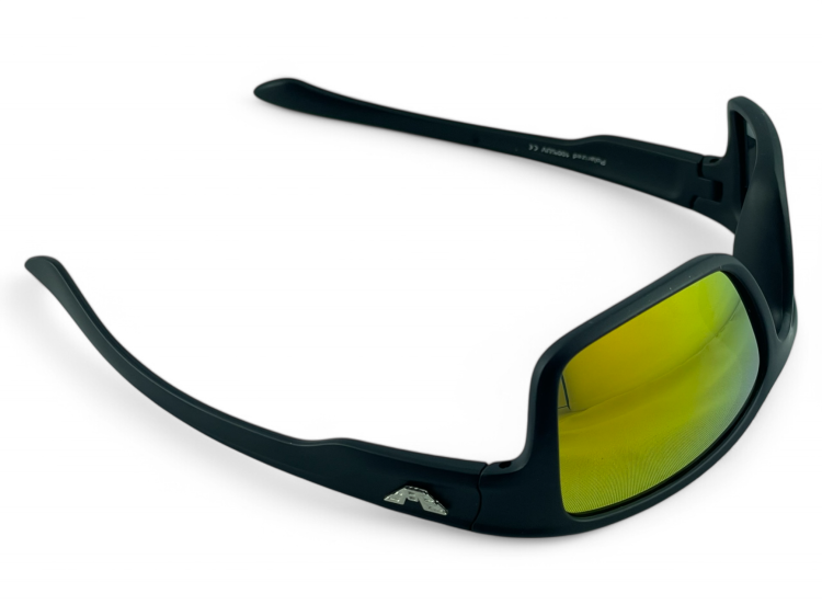 NIKE Maverick M black okulary sportowe lustrzane - widok z boku