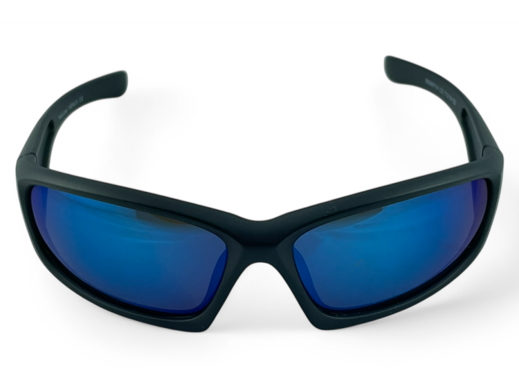 Polarized okulary sportowe M114 C2 niebieskie lustro - front