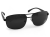 Prius PRM-5 C1 okulary aviator czarne - widok z boku z przodu