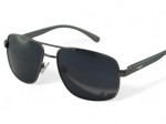 Okulary przeciwsłoneczne męskie z polaryzacją Aviator PRIUS AERO PRM-V01 C2 UV400 szary tytan