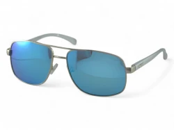 Okulary przeciwsłoneczne męskie Aviator PRIUS AERO PRM-V01 C4 – polaryzacja HD, UV400, niebieskie lustrzanki