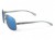 Police V1 C4 okulary aviator lustrzane niebieskie - widok z boku