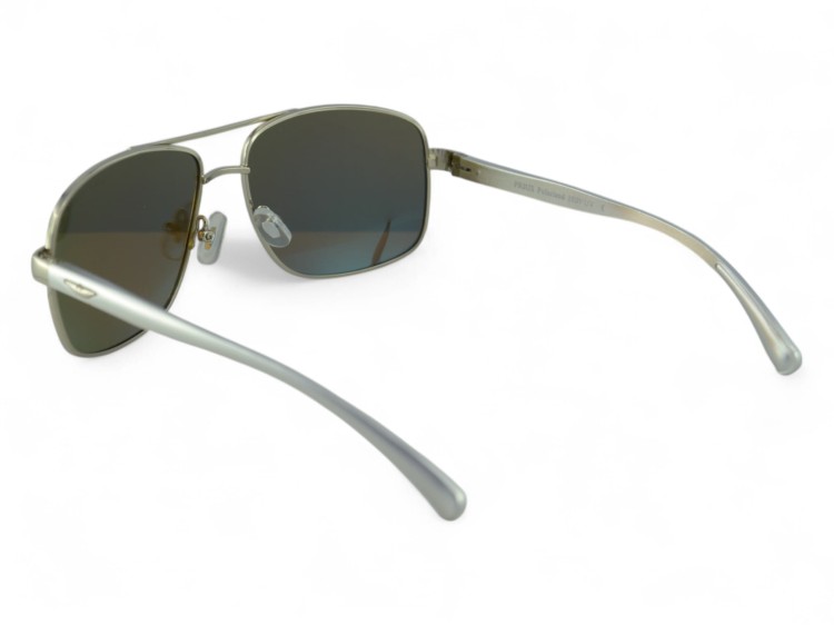 Police V1 C4 okulary aviator lustrzane niebieskie - widok od tyłu