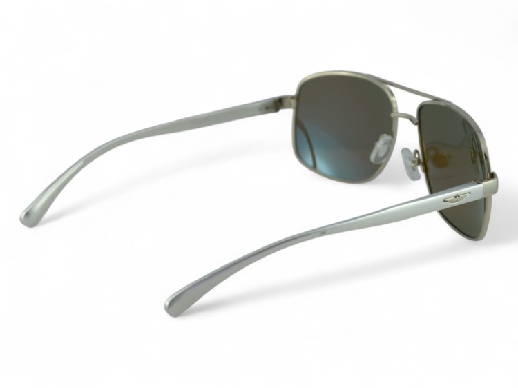 Police V1 C4 okulary aviator lustrzane niebieskie - widok z boku