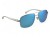 Police V1 C4 okulary aviator lustrzane niebieskie - widok z przodu