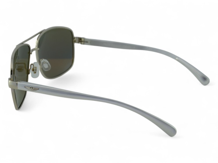 Police V1 C4 okulary aviator lustrzane niebieskie - widok z boku