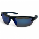 Sportowe okulary przeciwsłoneczne z polaryzacją PRIUS M117C2 niebieskie lustrzanki UV400