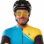 M117 C3 okulary sportowe na twarzy kierowcy rowerowego - widok przód