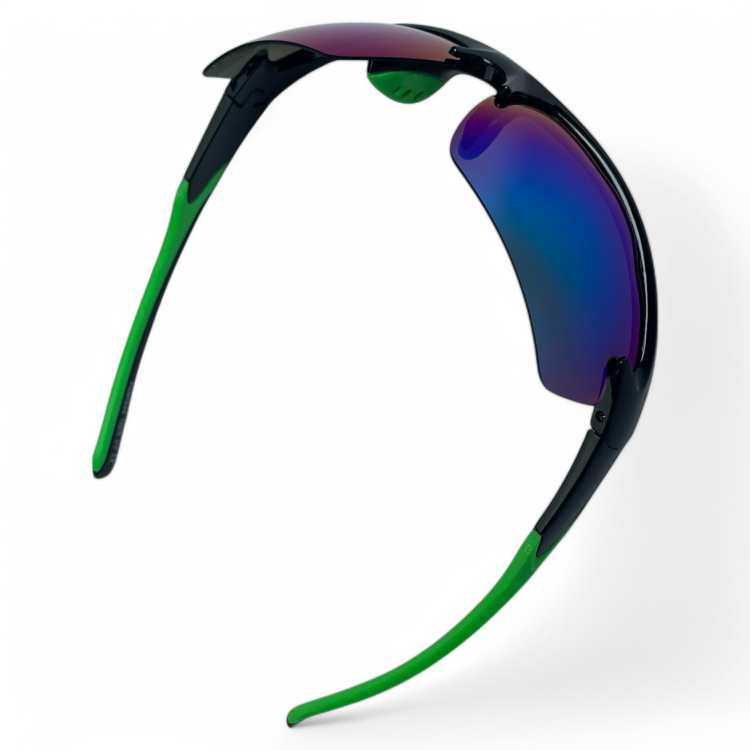 M117 C4 okulary sportowe czarno-zielone - perspektywa